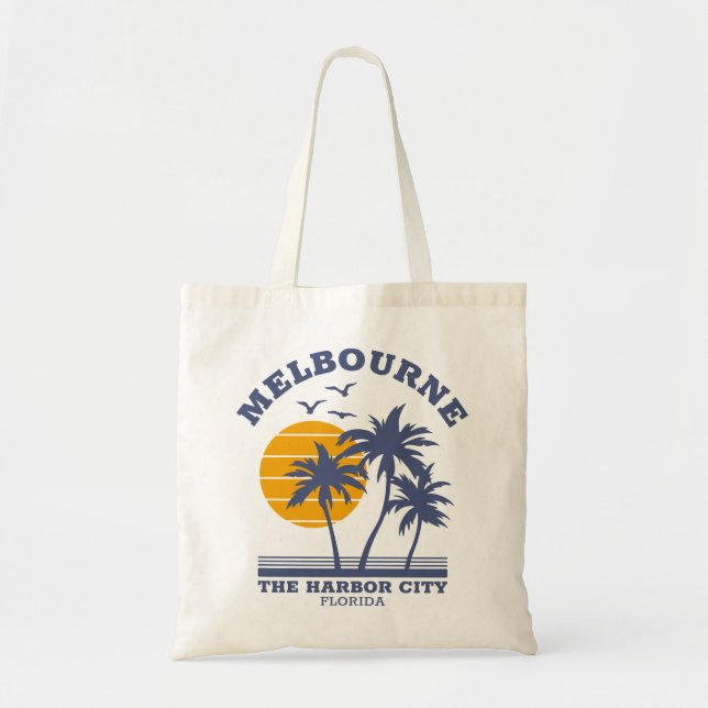 Melbourne Florida The Harbor City Tote Bag (Front)
