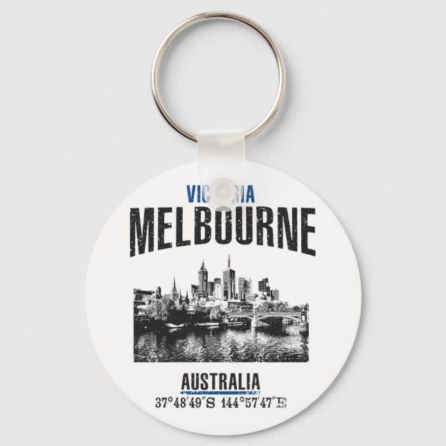 Melbourne Key Ring (Front)
