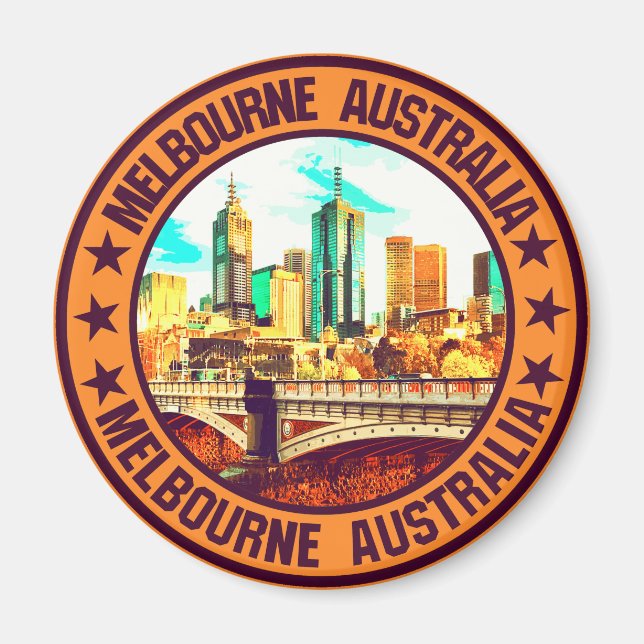 Melbourne                                          magnet (Front)