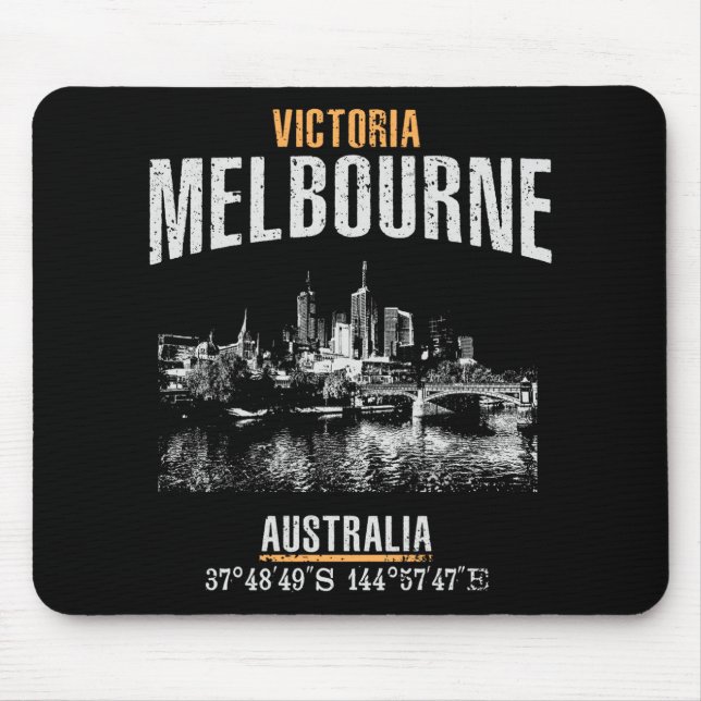 Melbourne Mouse Pad (Front)