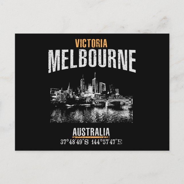 Melbourne Postcard (Front)