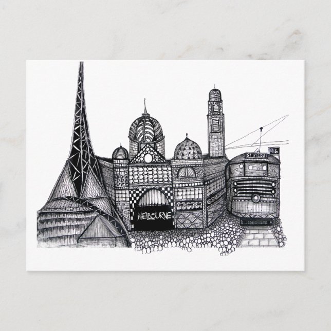 Melbourne Postcard (Front)