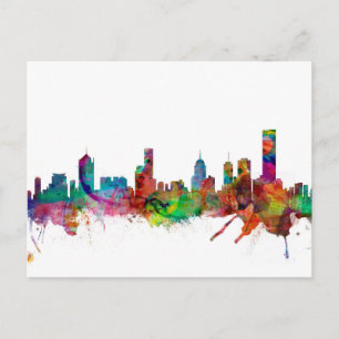 Melbourne Skyline Postcard
