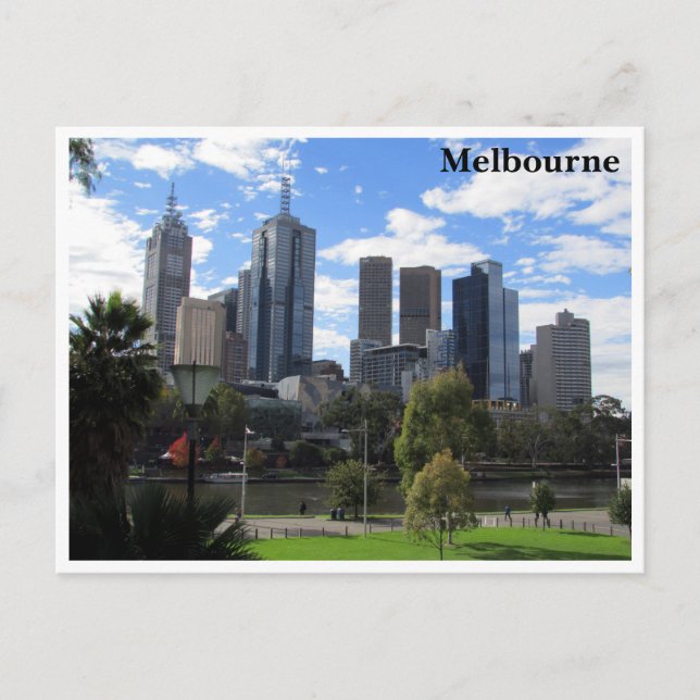 melbourne skyline postcard (Front)