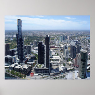 melbourne skyline poster from 14.95