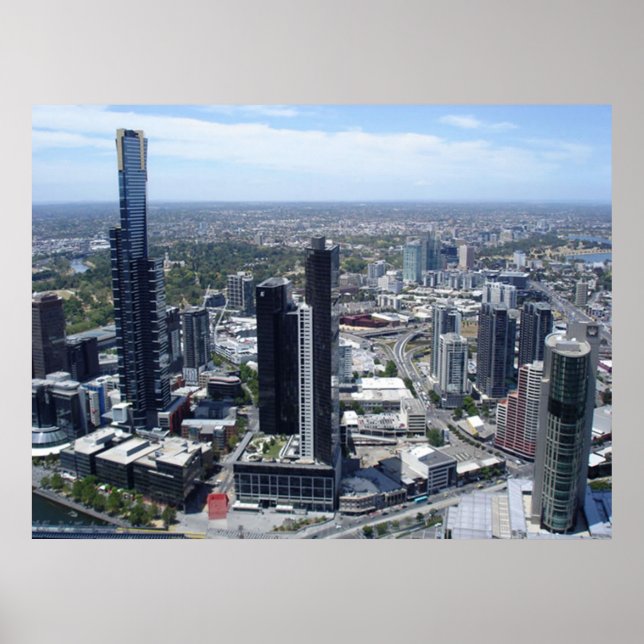 melbourne skyline poster from 14.95 (Front)