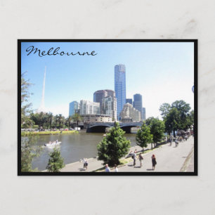 melbourne southbank walk postcard