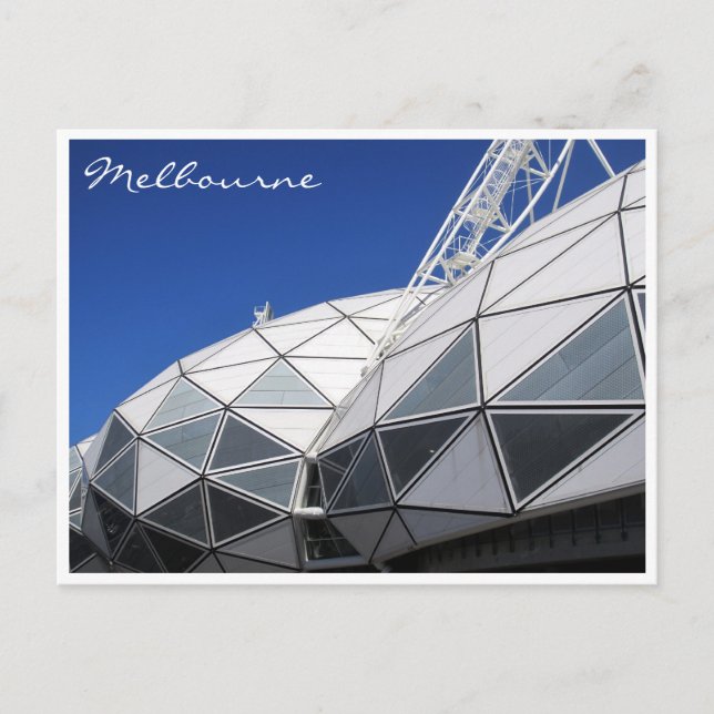 melbourne stadium postcard (Front)