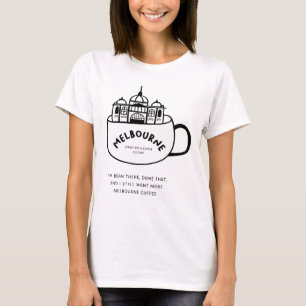 Melbourne: Street Art & Coffee Culture" T-Shirt