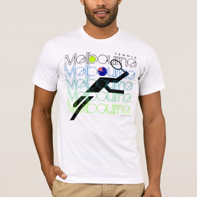 Melbourne Tennis Australian Open Flag 2 T-Shirt (Front)