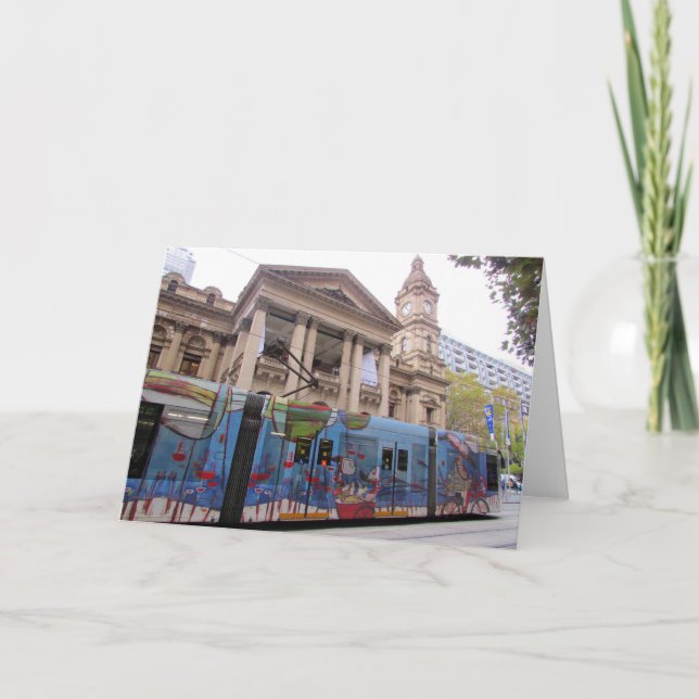 melbourne tram hall card (Front)