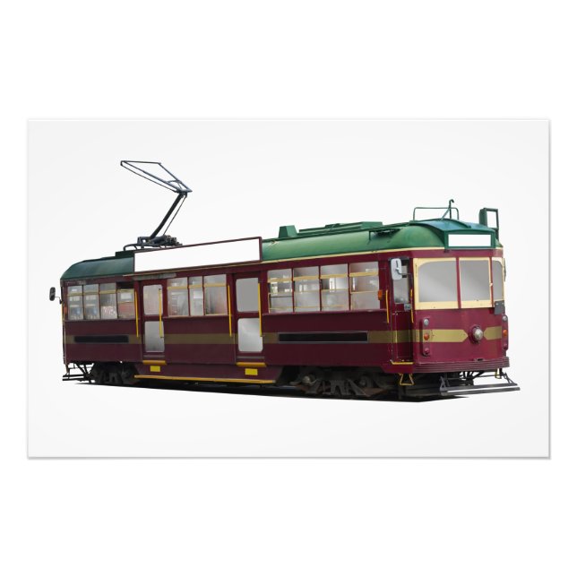 Melbourne tram photo print (Front)
