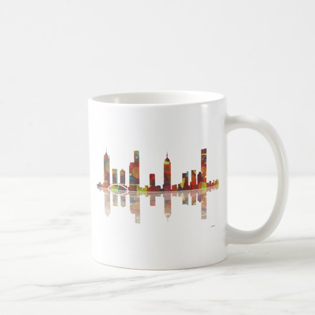 Melbourne Vic Skyline Coffee Mug (Right)