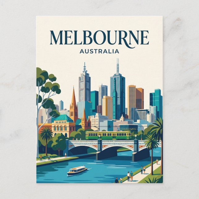 Melbourne, Victoria, Australia Australia Postcard (Front)
