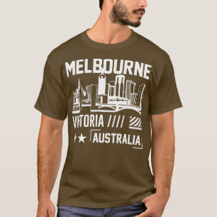 Melbourne Victoria Australia Australian Famous Cit T-Shirt