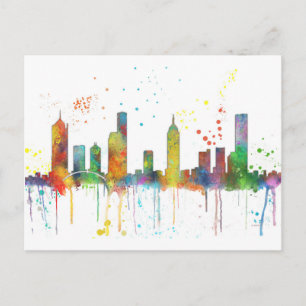 MELBOURNE, VICTORIA AUSTRALIA SKYLINE POSTCARD