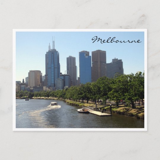 melbourne victoria postcard