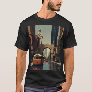 Melbourne vintage poster T-Shirt
