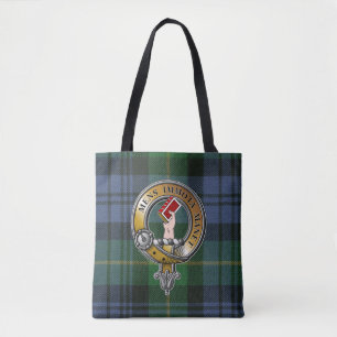 Meldrum Tartan & Badge Tote Bag