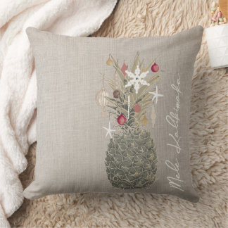 Mele & Island Pine, Hawaiian Style Christmas Cushion