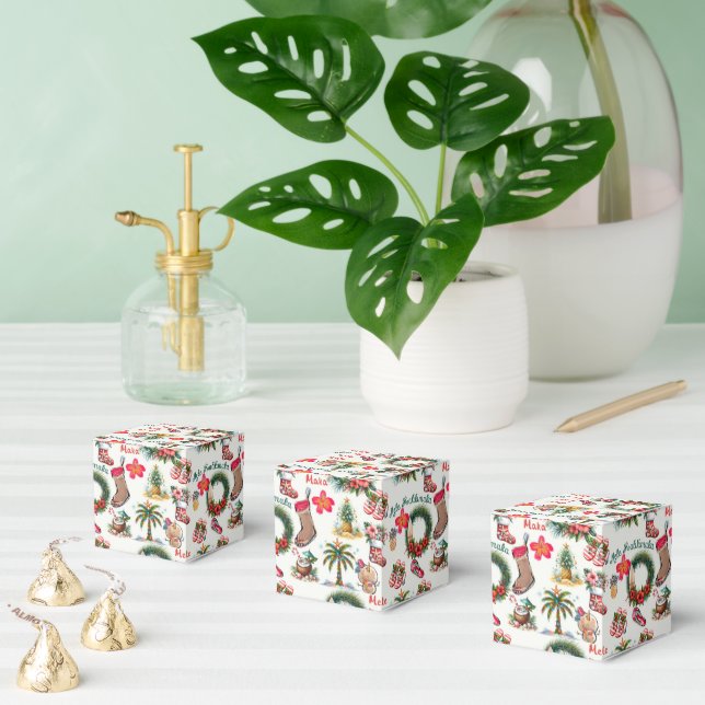 Mele Kalikimaka at the Beach Favour Box (Multiple)