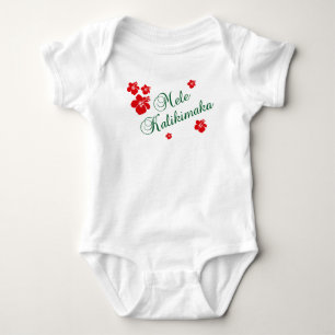 Mele Kalikimaka Baby Bodysuit