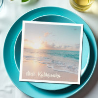 Mele Kalikimaka Beautiful Beach Christmas Holiday