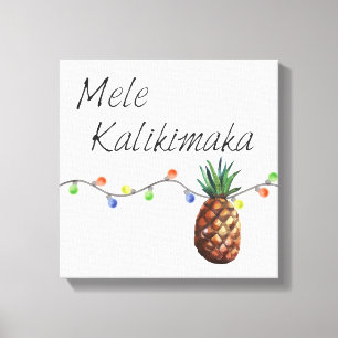 Mele Kalikimaka - Christmas Canvas Print