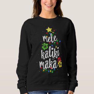 Mele Kalikimaka Christmas Hawaiian Apparel, Santa  Sweatshirt