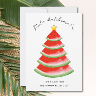Mele Kalikimaka Christmas Holiday Card