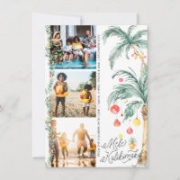 Mele Kalikimaka | Christmas Photo Collage Card