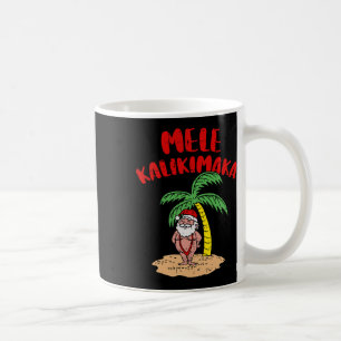 Mele Kalikimaka Cool Santa Swimsuit Hawaiian Merry Coffee Mug