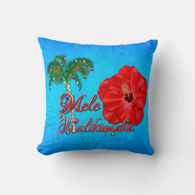 Mele Kalikimaka Cushion (Front)