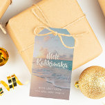 Mele Kalikimaka Custom Tropical Beach Christmas Gift Tags<br><div class="desc">This pretty seaside Christmas gift tag features a gorgeous coastal seascape photo at sunrise with lovely typography that reads Mele Kalikimaka. A cute Hawaiian way to say Merry Christmas in style with lovely island photography. Take me to the beach this holiday.</div>