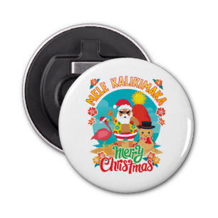 Mele Kalikimaka for a Bright Hawaiian Christmas Bottle Opener
