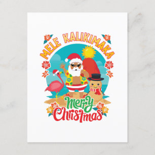 Mele Kalikimaka for a Bright Hawaiian Christmas Enclosure Card