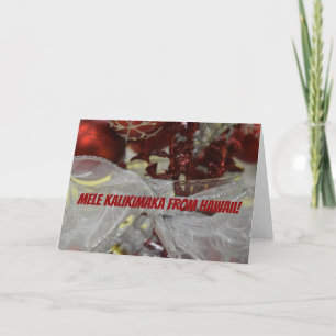 Mele Kalikimaka from Hawaii Holiday Card
