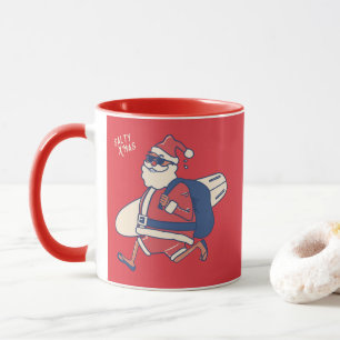 Mele Kalikimaka - Funny Santa Hawaiian Christmas   Mug