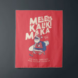 Mele Kalikimaka - Funny Santa Hawaiian Christmas T Tapestry<br><div class="desc">Are you planning a trip to travel to Hawaii this Christmas? Don't forget to wish the natives a merry Christmas in style with this funny & unique tropical tee for the Christmas season. Featuring the phrase Mele Kalikimaka, which means Merry Christmas. The perfect gift for anyone who is vacationing in...</div>