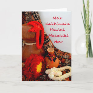 Mele Kalikimaka Hau`oli Makahiki Hou Holiday Card