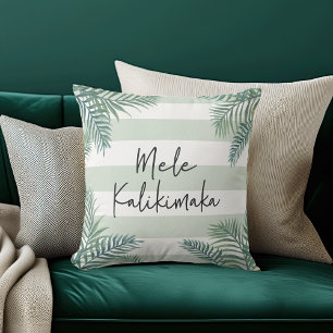 Mele Kalikimaka   Hawaiian Christmas Cushion