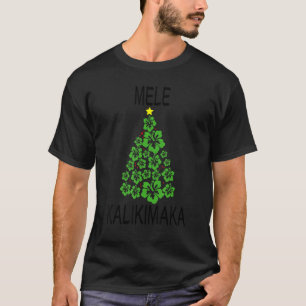 Mele Kalikimaka Hawaiian Christmas Tree T-Shirt