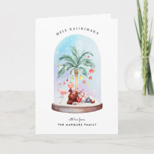 Mele Kalikimaka   Island Christmas Greeting Card