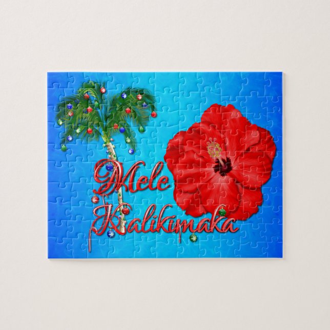 Mele Kalikimaka Jigsaw Puzzle (Horizontal)