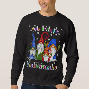 Mele Kalikimaka Merry Christmas Hawaiian Nordic Gn Sweatshirt