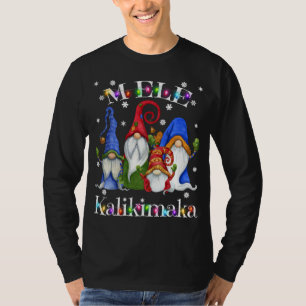 Mele Kalikimaka Merry Christmas Hawaiian Nordic Gn T-Shirt