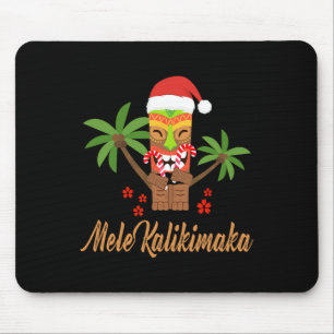 Mele Kalikimaka Merry Christmas Hawaiian Xmas Gift Mouse Pad