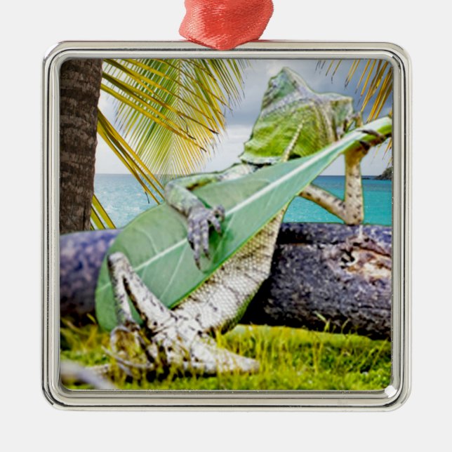 Mele Kalikimaka Metal Ornament (Front)