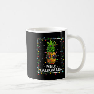 Mele Kalikimaka Ne Xmas Lights Hawaiian Christmas  Coffee Mug