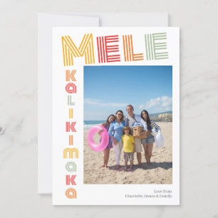 Mele Kalikimaka Personalised Christmas Holiday Card